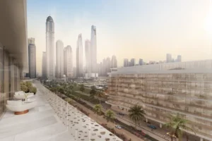 Dubai Harbour Residences exterior view