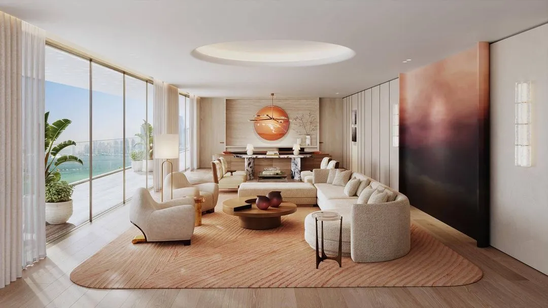 interior of dubai harbour residences