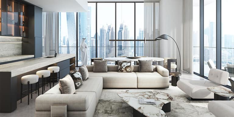 INterior of w residence dubai