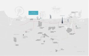 Emaar Beach front location map